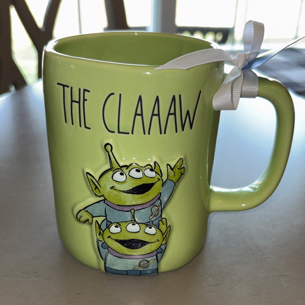 Rae Dunn The Claaaw Green Alien Mug